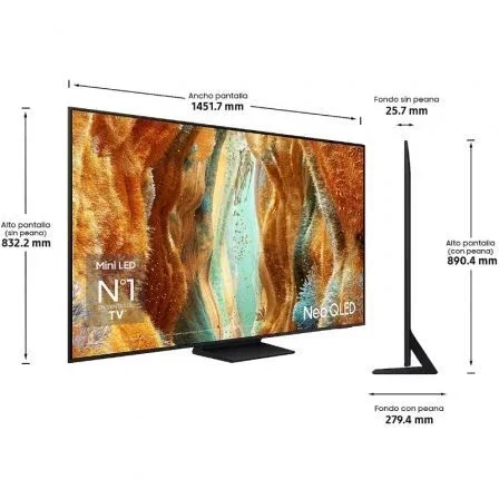 Samsung Neo QLED 4K Smart TV 65 pulgadas TQ65QN70FAUXXC Samsung Neo QLED 4K Smart TV 65 pulgadas TQ65QN70FAUXXC